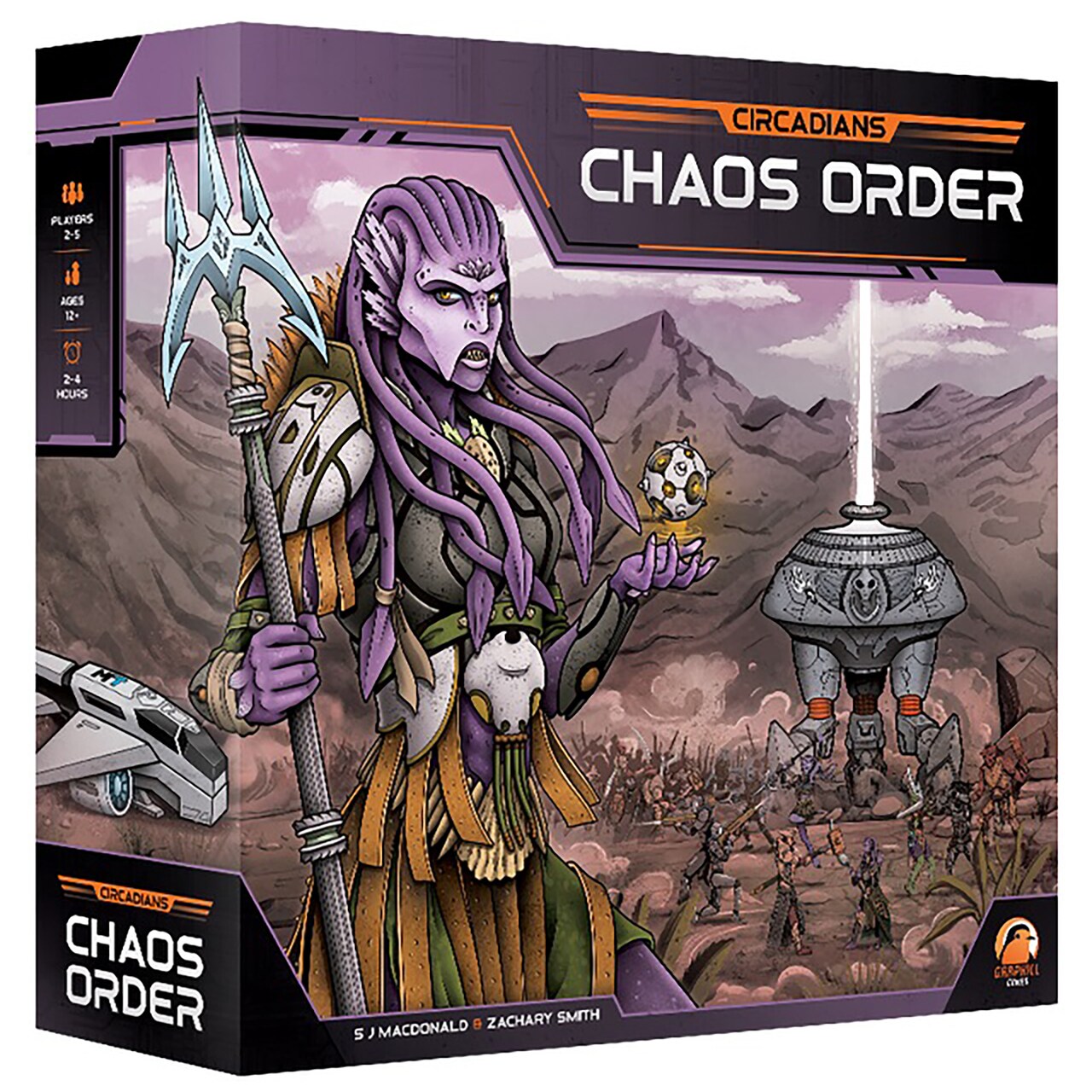 Circadians: Chaos Order - Strategy Boardgame, Ages 14+, 2-5 Players, 120-240 Min